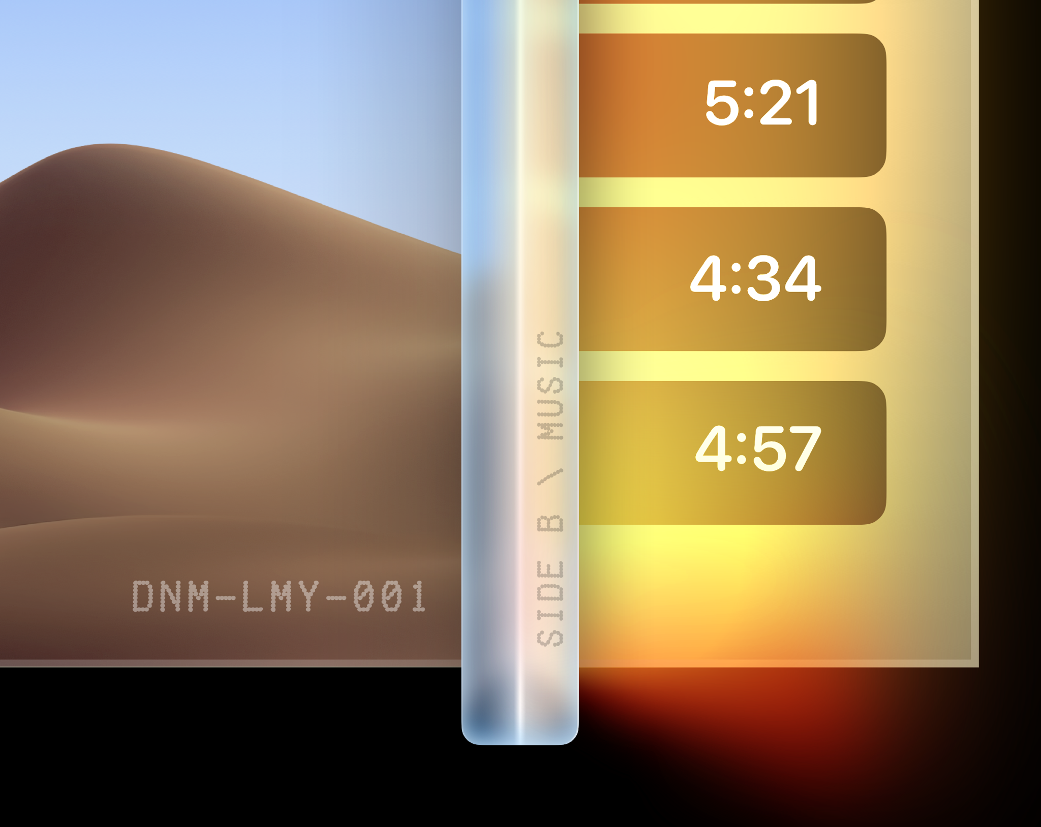 Clear prism version of the icon